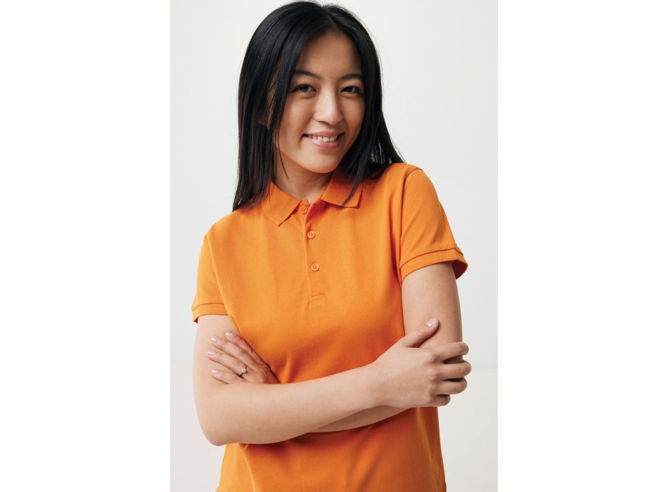 Polo da donna IQONIQ Yosemite in piqué di cotone riciclato FullGadgets.com