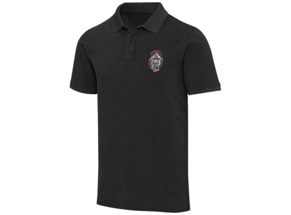 Polo da uomo in tessuto lavato da 200 g/m² Calgary FullGadgets.com