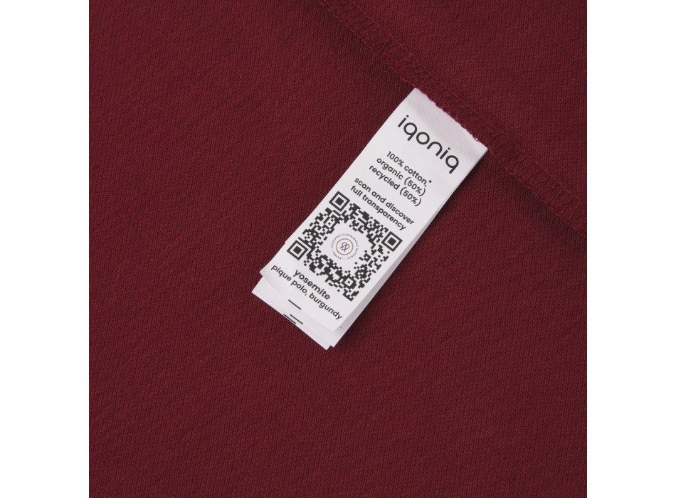 Polo IQONIQ Yosemite in cotone piquet riciclato FullGadgets.com