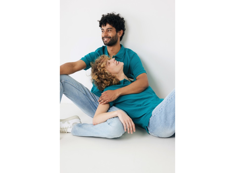 Polo IQONIQ Yosemite in cotone piquet riciclato FullGadgets.com