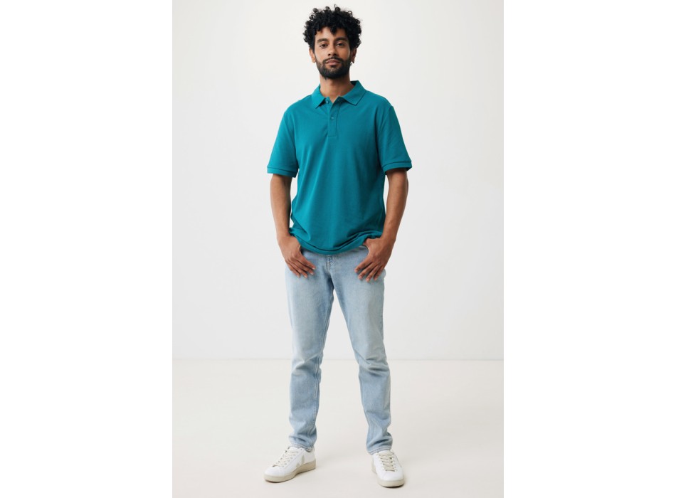 Polo IQONIQ Yosemite in cotone piquet riciclato FullGadgets.com
