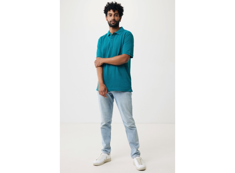 Polo IQONIQ Yosemite in cotone piquet riciclato FullGadgets.com
