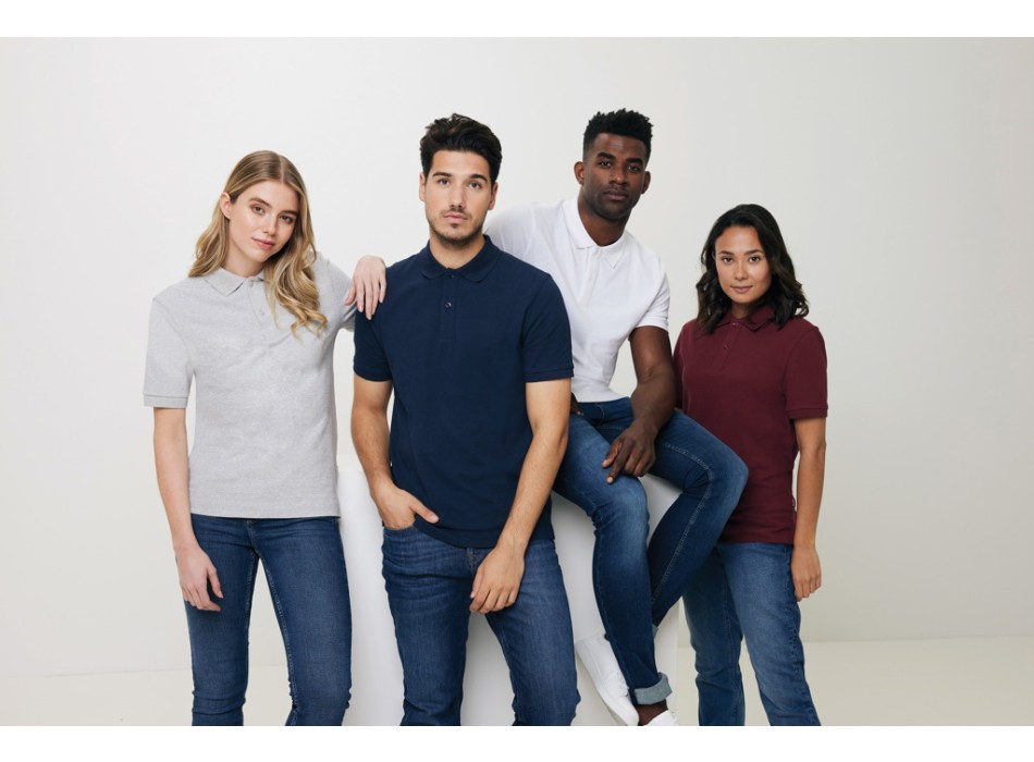 Polo IQONIQ Yosemite in cotone piquet riciclato FullGadgets.com