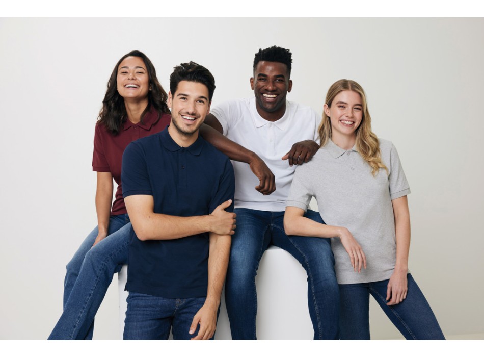 Polo IQONIQ Yosemite in cotone piquet riciclato FullGadgets.com