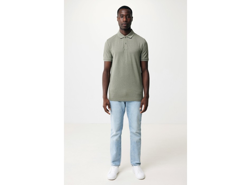 Polo IQONIQ Yosemite in cotone piquet riciclato FullGadgets.com