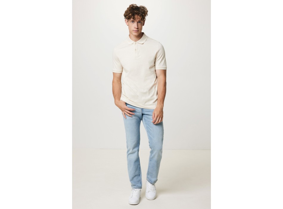 Polo IQONIQ Yosemite in cotone piquet riciclato FullGadgets.com