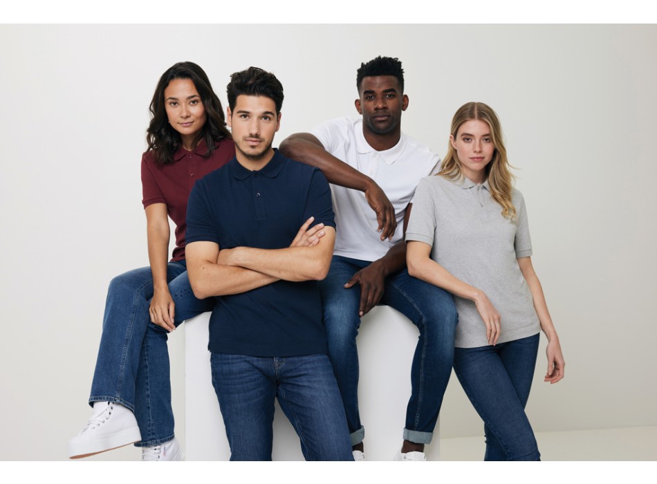 Polo IQONIQ Yosemite in cotone piquet riciclato FullGadgets.com