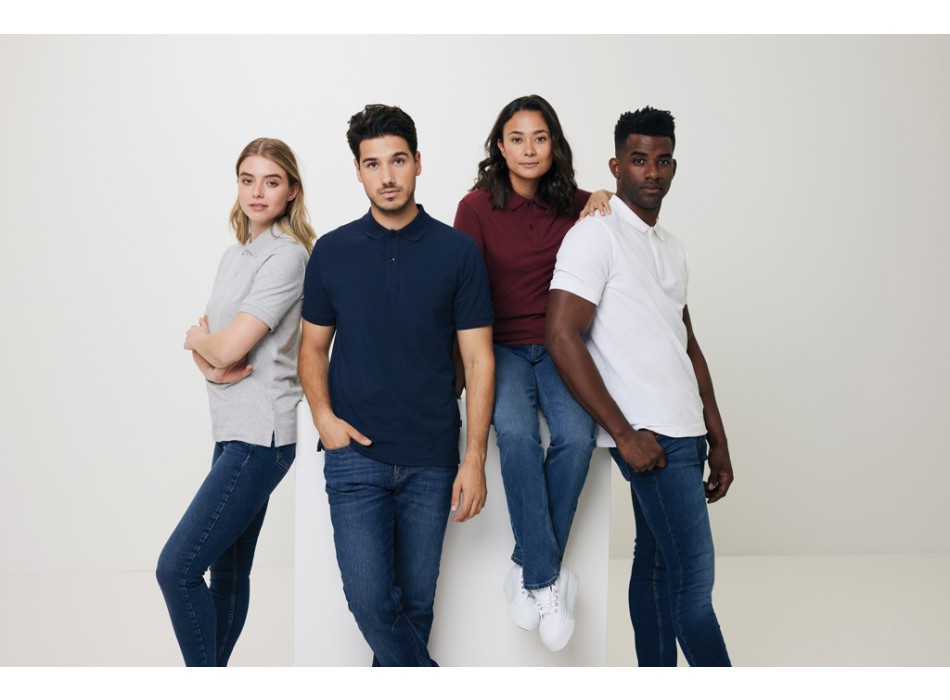 Polo IQONIQ Yosemite in cotone piquet riciclato FullGadgets.com