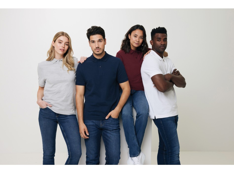 Polo IQONIQ Yosemite in cotone piquet riciclato FullGadgets.com