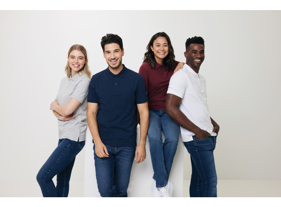 Polo IQONIQ Yosemite in cotone piquet riciclato FullGadgets.com