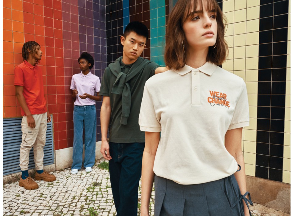 Polo IQONIQ Yosemite in cotone piquet riciclato FullGadgets.com