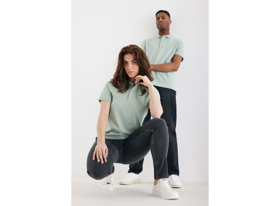 Polo IQONIQ Yosemite in cotone piquet riciclato FullGadgets.com