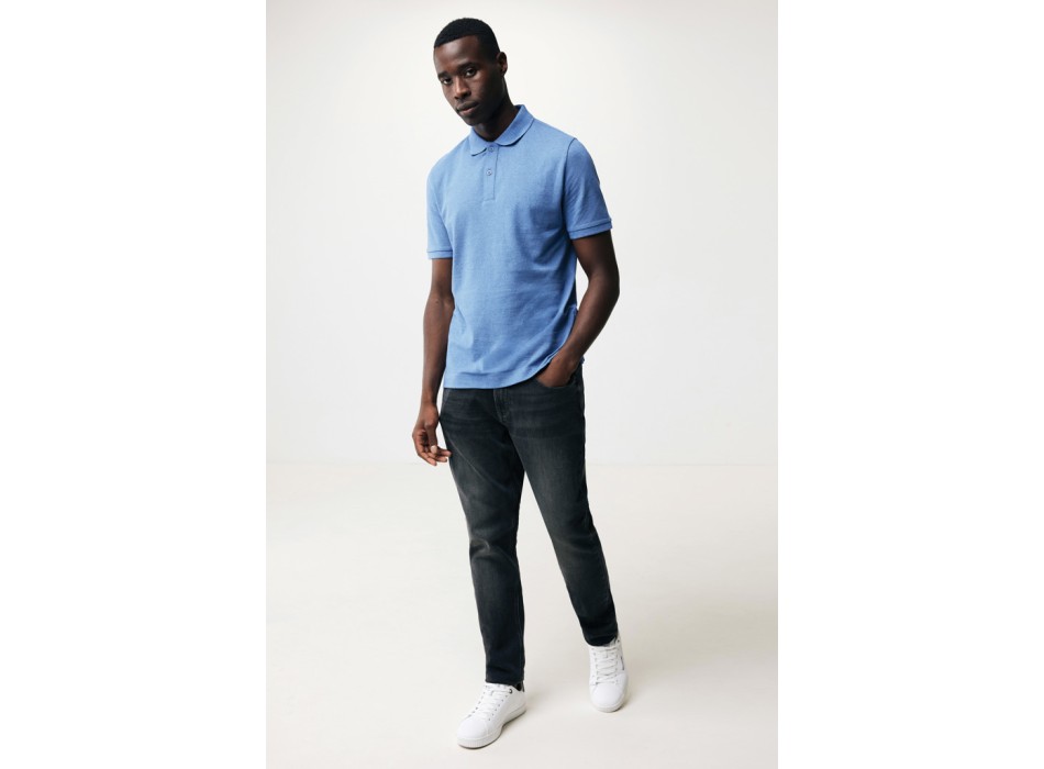 Polo IQONIQ Yosemite in cotone piquet riciclato FullGadgets.com