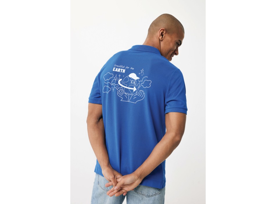 Polo IQONIQ Yosemite in cotone piquet riciclato FullGadgets.com