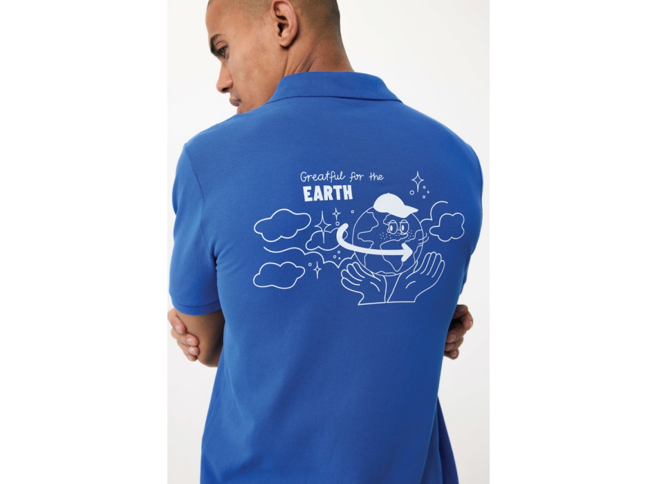 Polo IQONIQ Yosemite in cotone piquet riciclato FullGadgets.com