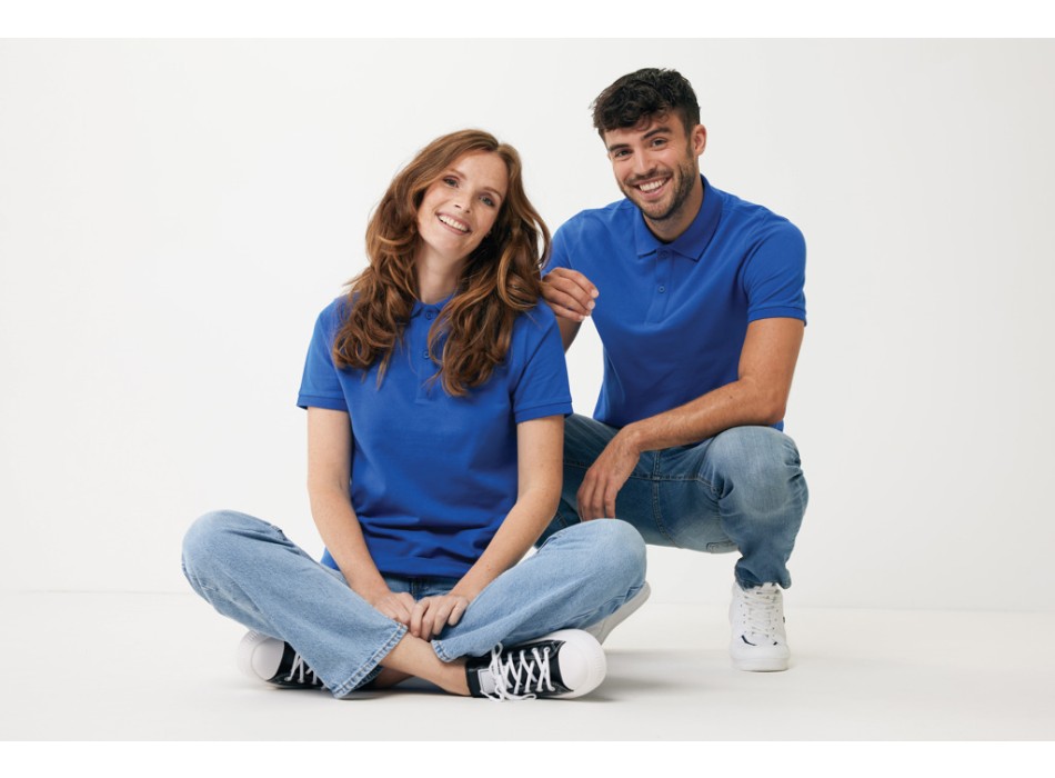 Polo IQONIQ Yosemite in cotone piquet riciclato FullGadgets.com