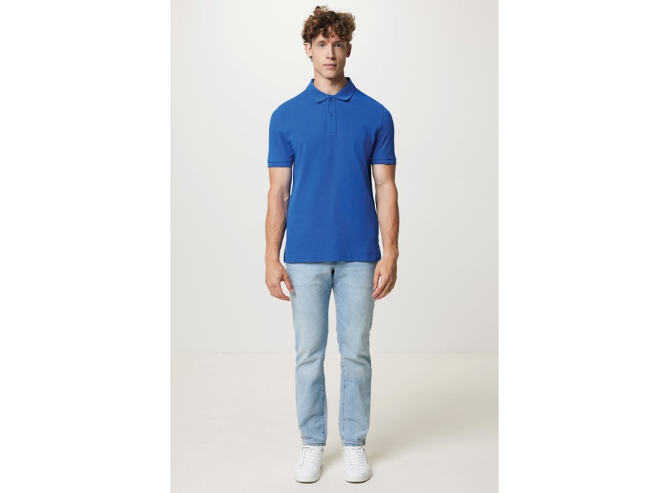 Polo IQONIQ Yosemite in cotone piquet riciclato FullGadgets.com