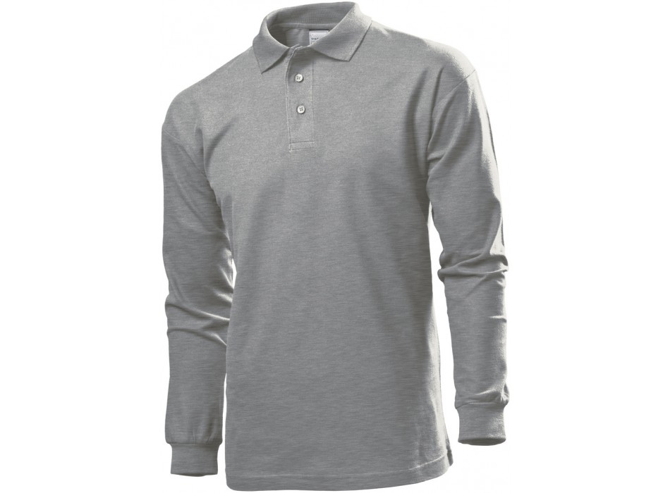 POLO M/L MEN STED 3 BOTT 100%C FullGadgets.com