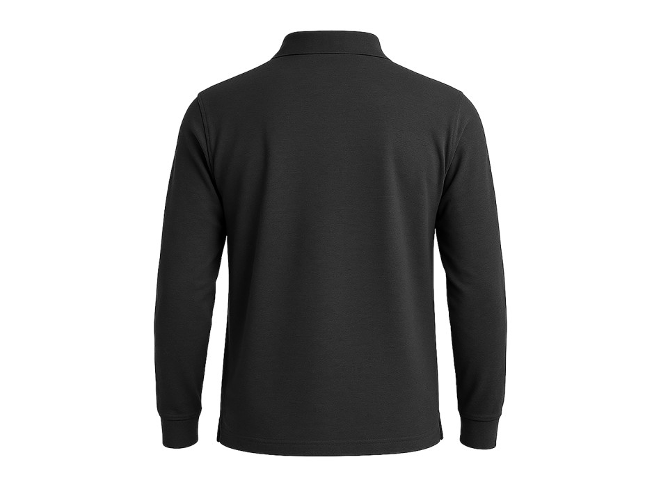 Polo piqué di cotone 100% 180 g/m2, manica lunga, tinta unita FullGadgets.com