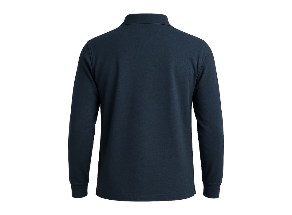 Polo piqué di cotone 100% 180 g/m2, manica lunga, tinta unita FullGadgets.com