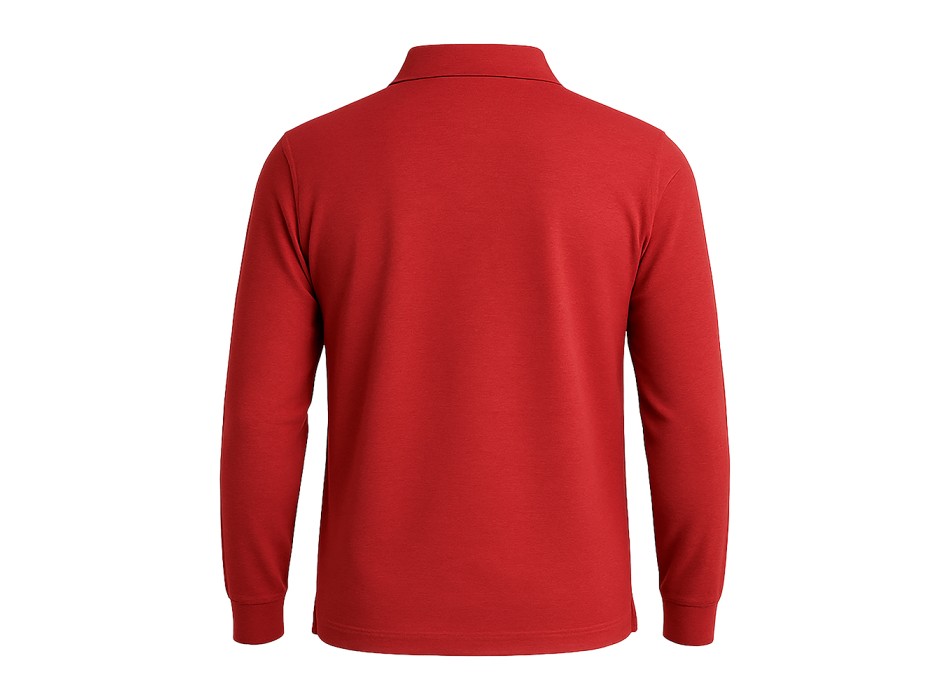 Polo piqué di cotone 100% 180 g/m2, manica lunga, tinta unita FullGadgets.com