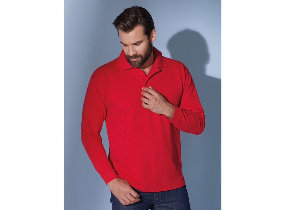 Polo Piqué Long-Sleeved FullGadgets.com
