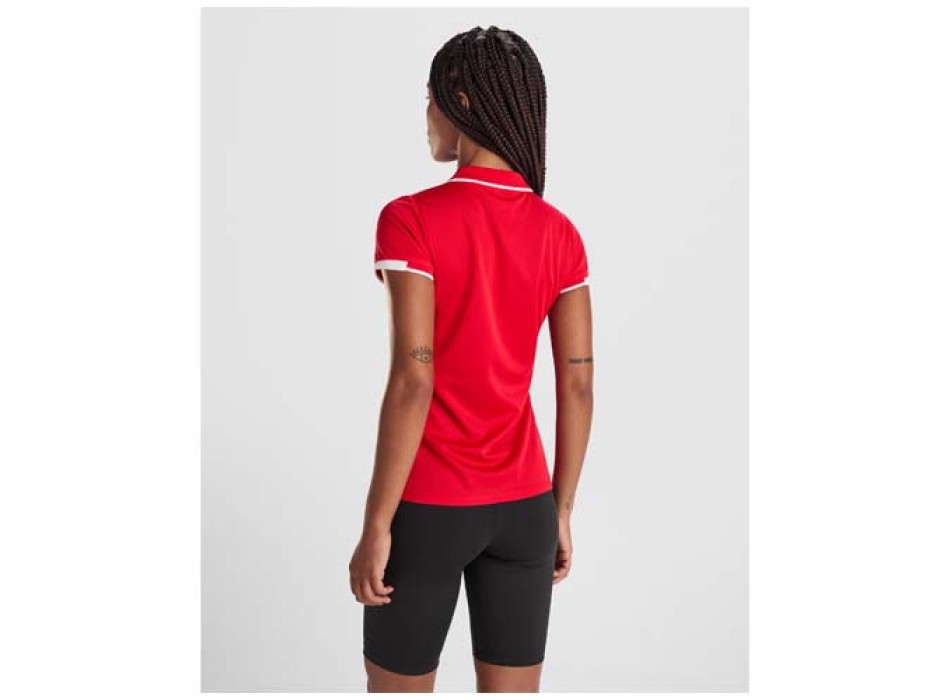 Polo sportiva a maniche corte da donna da 150 g/m² Tamil FullGadgets.com