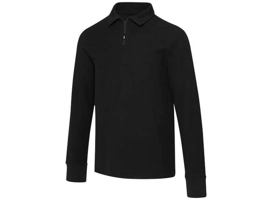 Polo unisex a maniche lunghe con mezza zip Zeus  FullGadgets.com