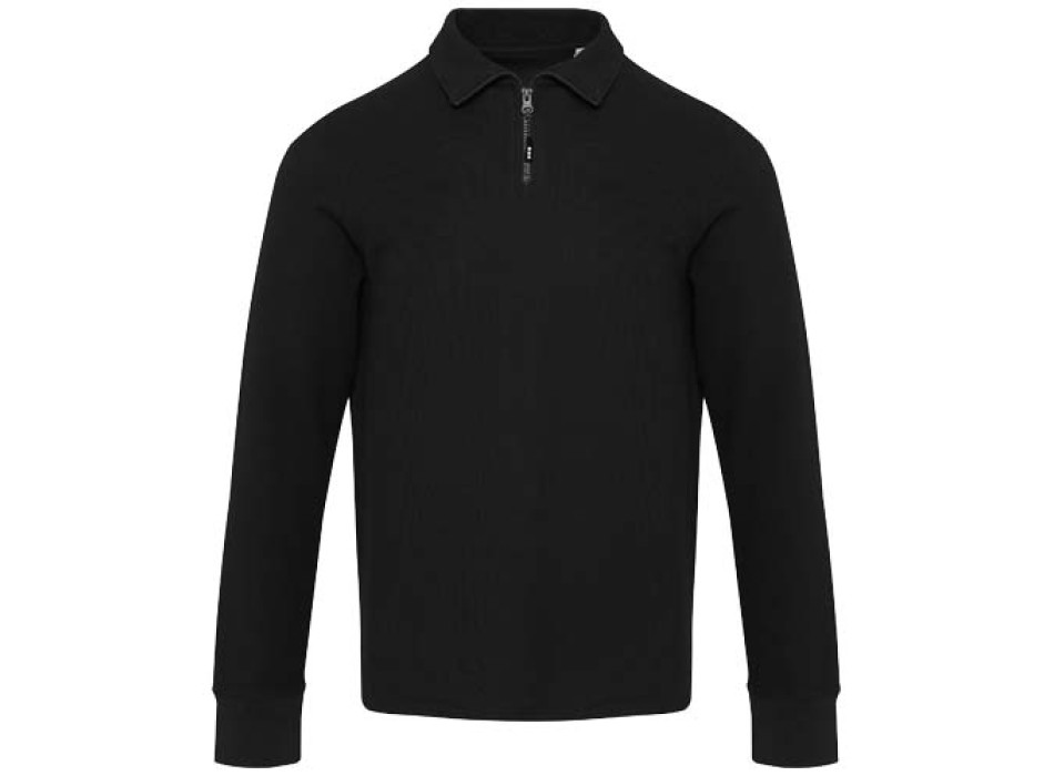 Polo unisex a maniche lunghe con mezza zip Zeus  FullGadgets.com