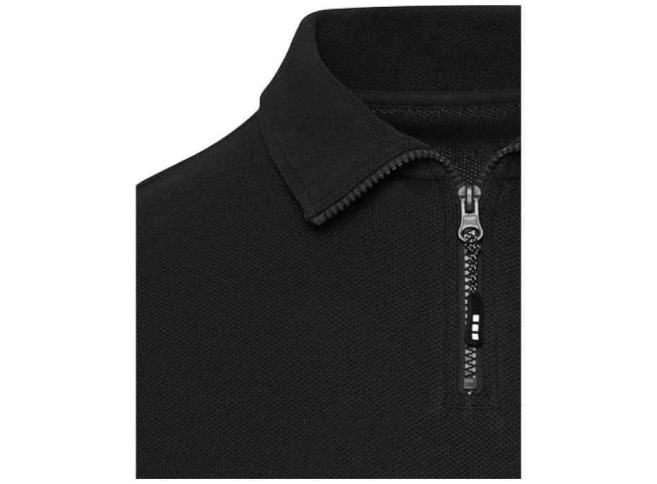 Polo unisex a maniche lunghe con mezza zip Zeus  FullGadgets.com