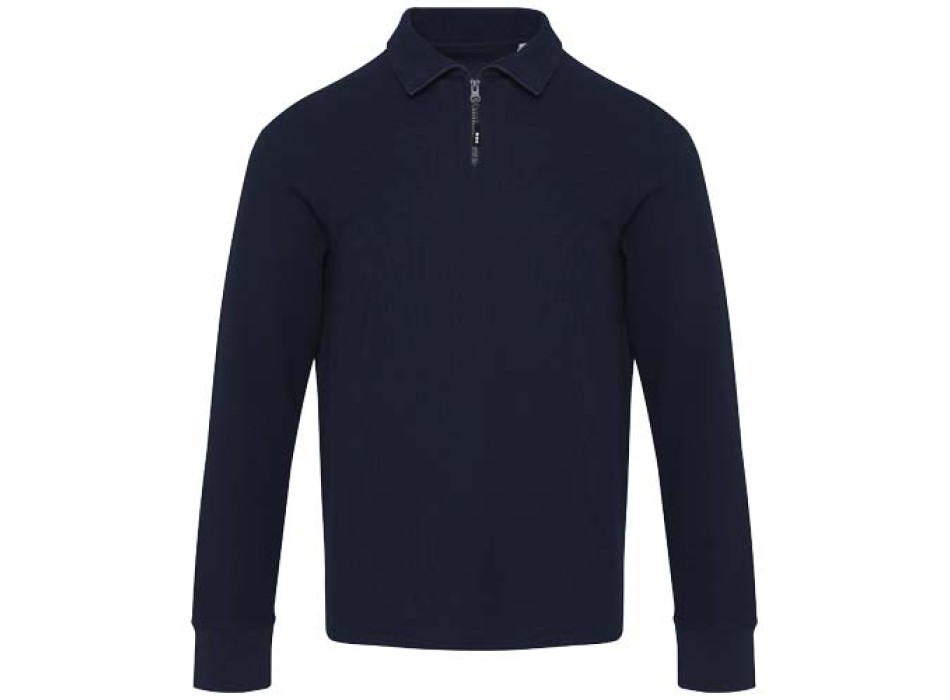 Polo unisex a maniche lunghe con mezza zip Zeus  FullGadgets.com