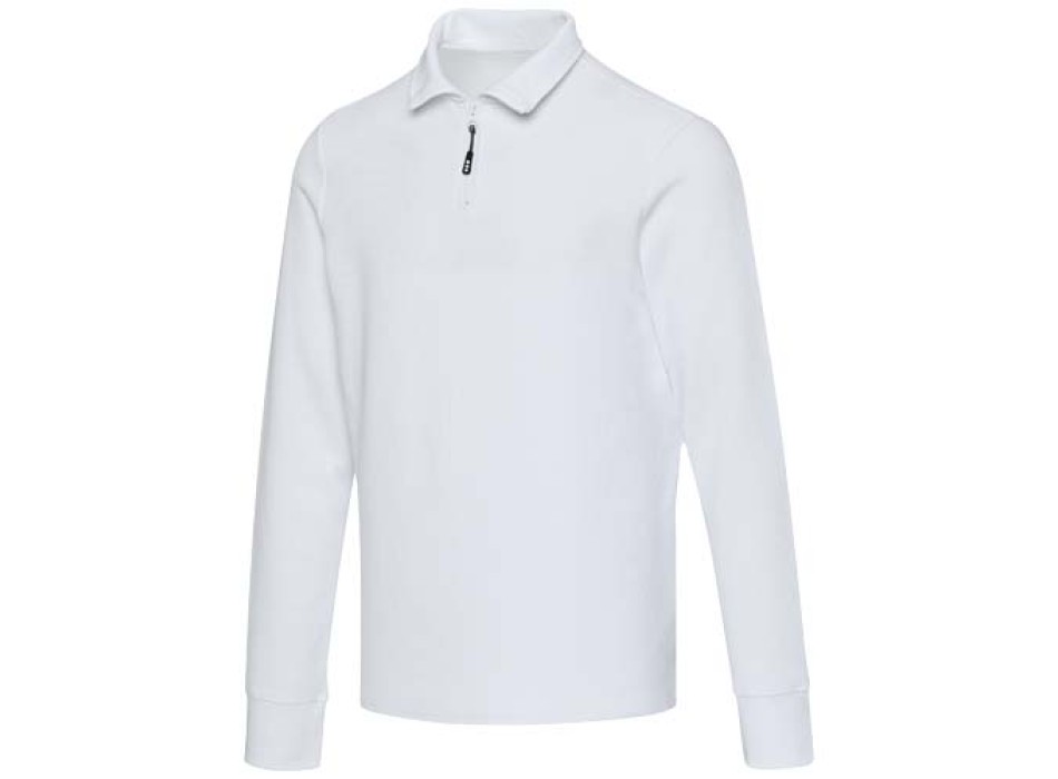 Polo unisex a maniche lunghe con mezza zip Zeus  FullGadgets.com