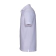 Polo unisex bianca in cotone e poliestere rigenerati da 200 g/m2 FullGadgets.com