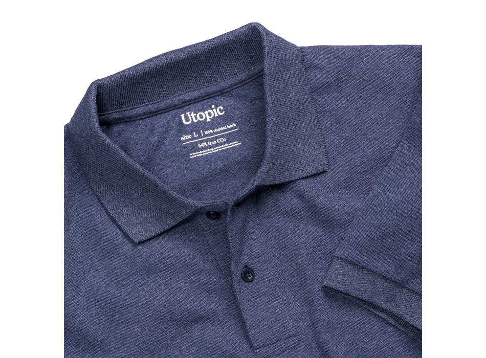 Polo unisex in cotone e poliestere rigenerati da 200 g/m2 FullGadgets.com