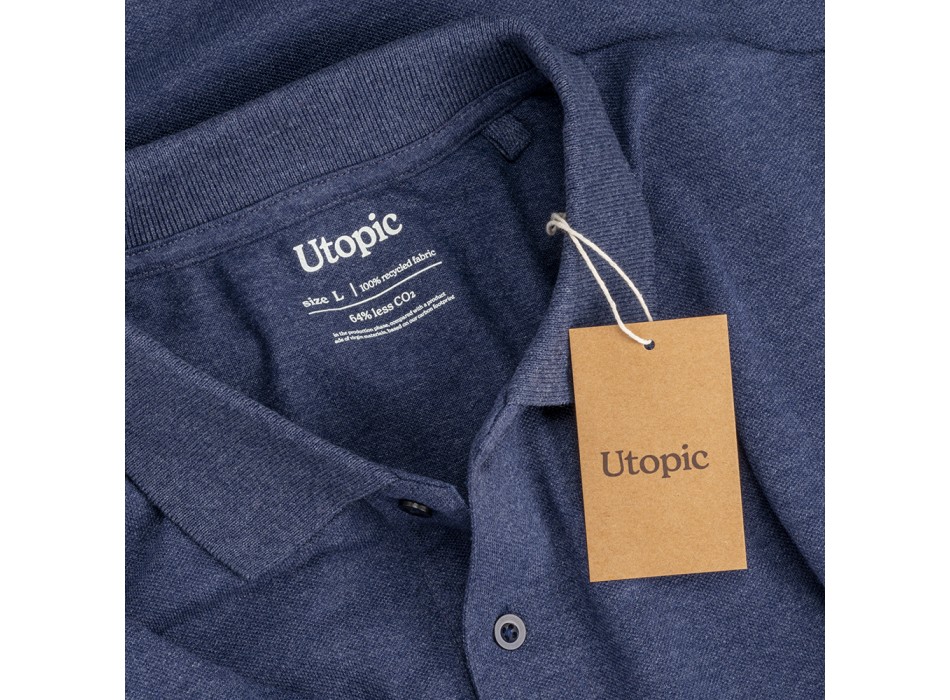Polo unisex in cotone e poliestere rigenerati da 200 g/m2 FullGadgets.com