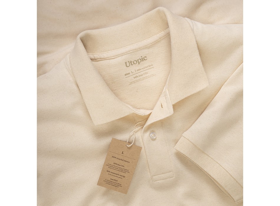 Polo unisex in cotone e poliestere rigenerati da 200 g/m2 FullGadgets.com
