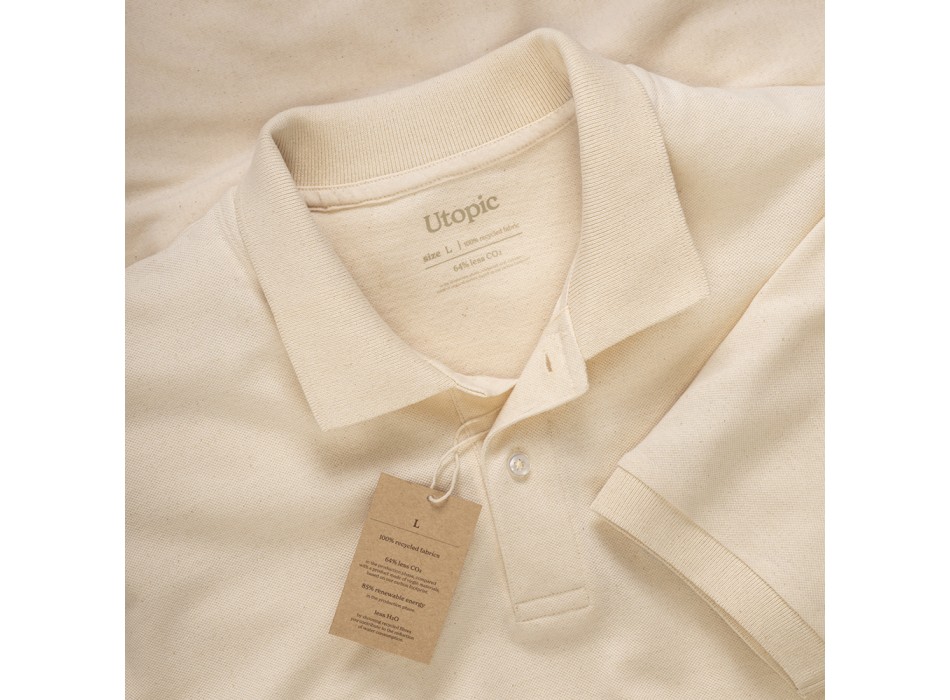 Polo unisex in cotone e poliestere rigenerati da 200 g/m2 FullGadgets.com
