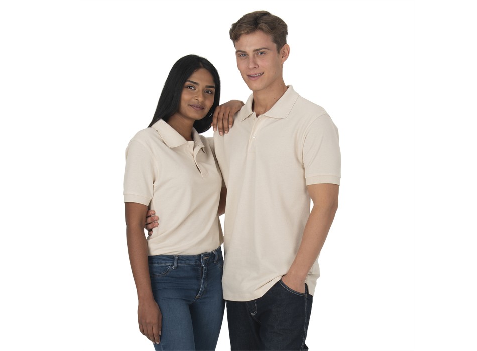Polo unisex in cotone e poliestere rigenerati da 200 g/m2 FullGadgets.com