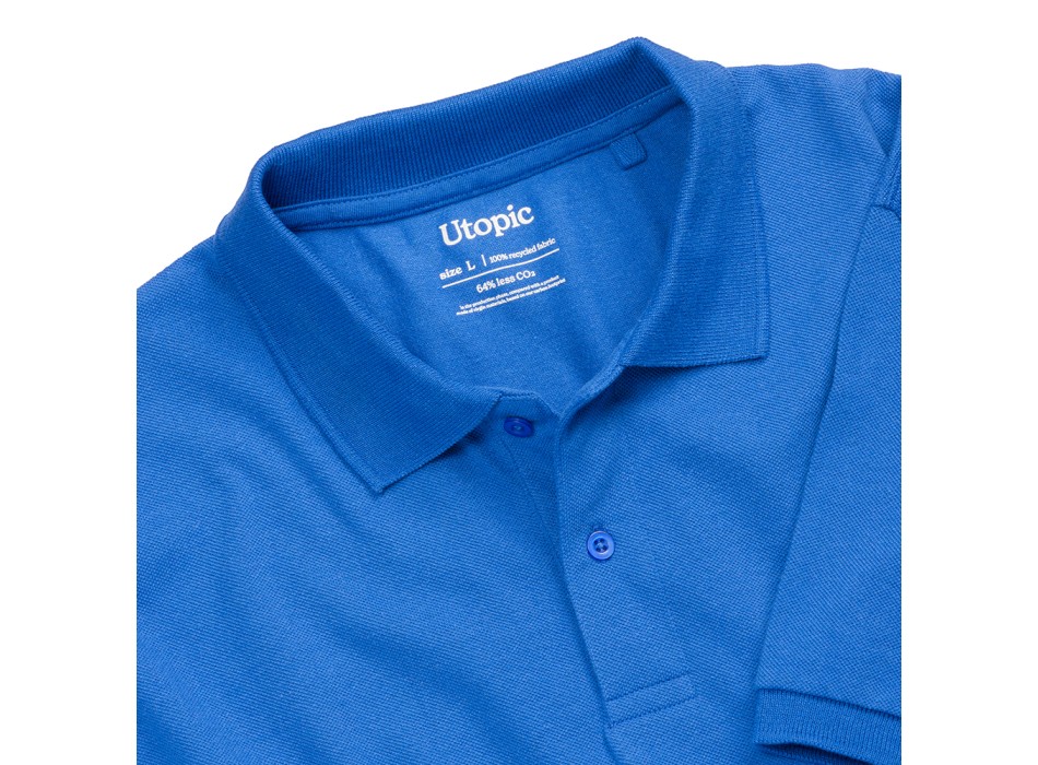 Polo unisex in cotone e poliestere rigenerati da 200 g/m2 FullGadgets.com