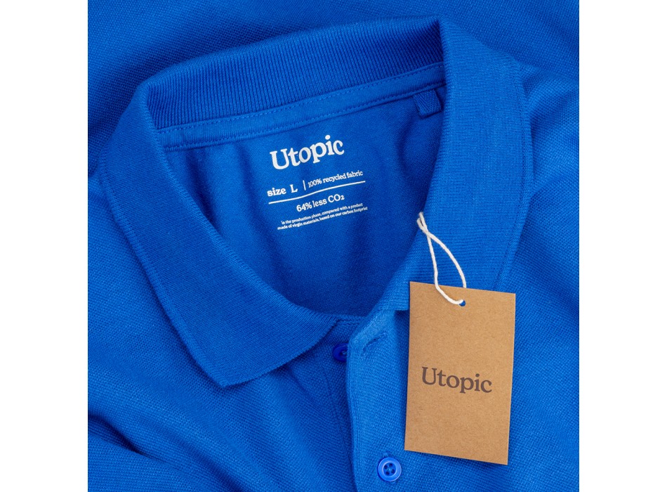 Polo unisex in cotone e poliestere rigenerati da 200 g/m2 FullGadgets.com