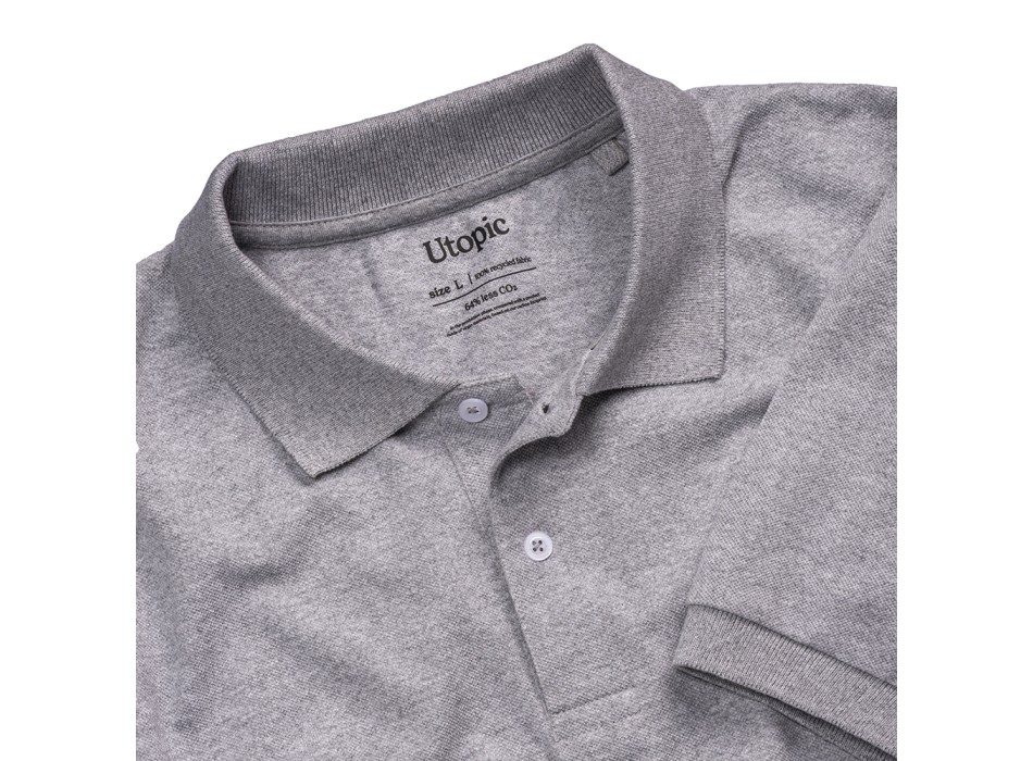 Polo unisex in cotone e poliestere rigenerati da 200 g/m2 FullGadgets.com