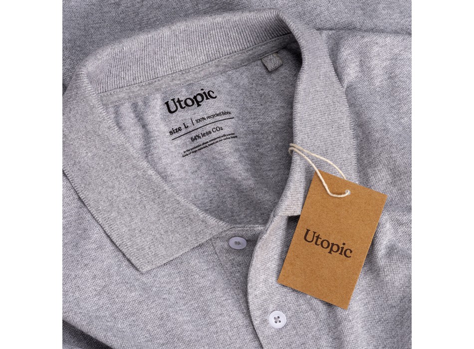 Polo unisex in cotone e poliestere rigenerati da 200 g/m2 FullGadgets.com