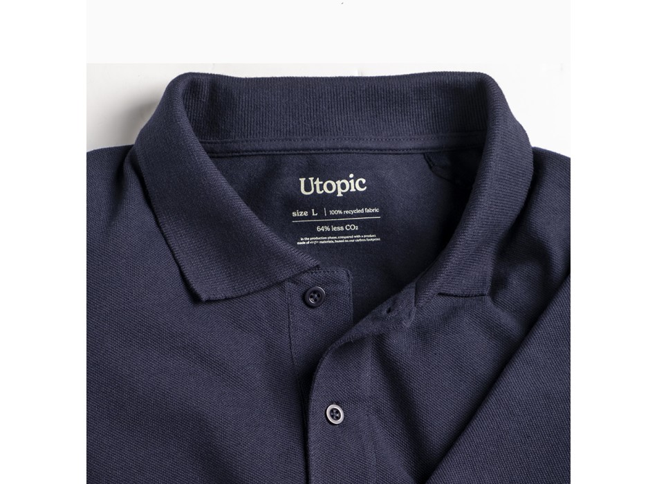 Polo unisex in cotone e poliestere rigenerati da 200 g/m2 FullGadgets.com