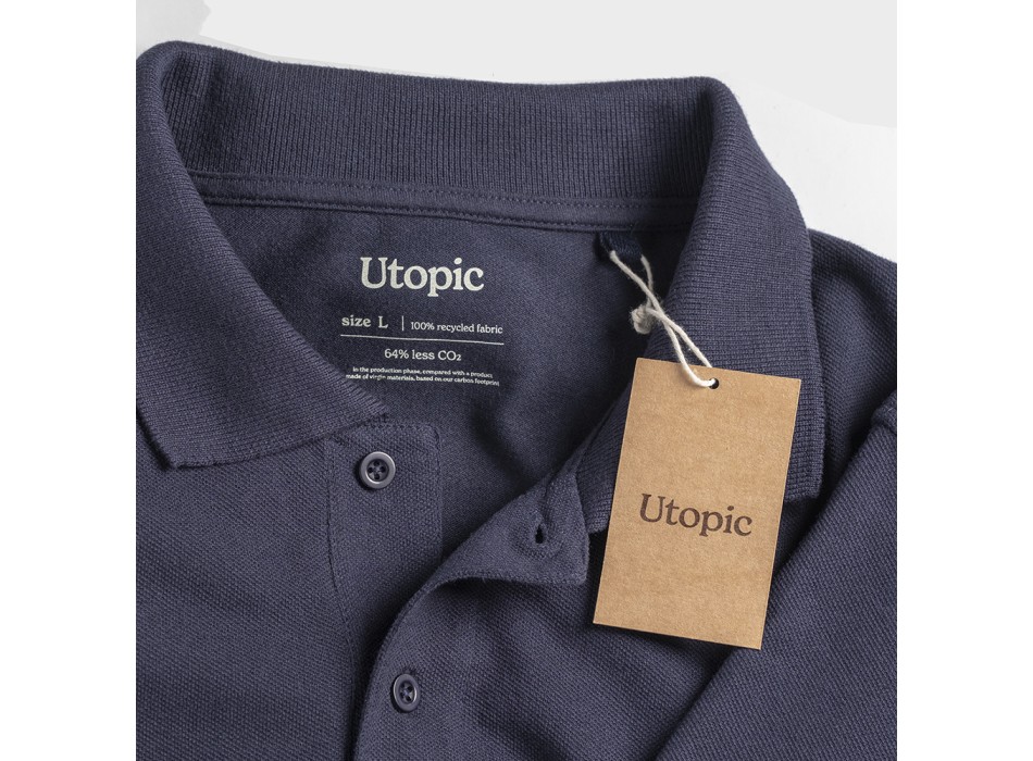Polo unisex in cotone e poliestere rigenerati da 200 g/m2 FullGadgets.com