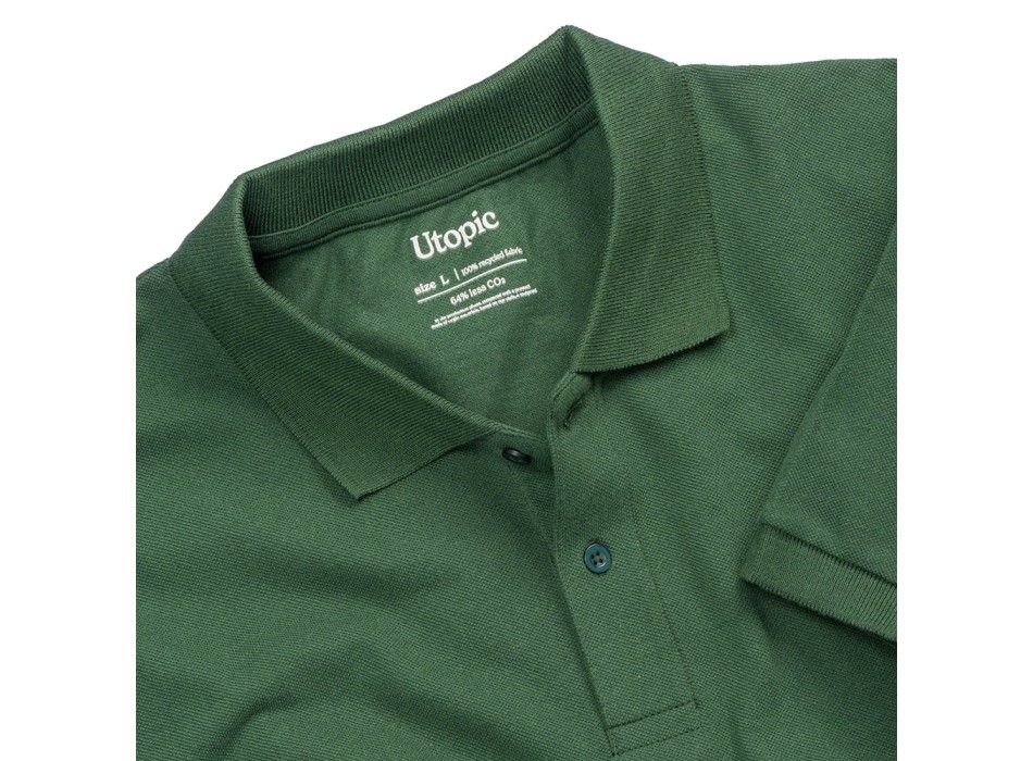 Polo unisex in cotone e poliestere rigenerati da 200 g/m2 FullGadgets.com