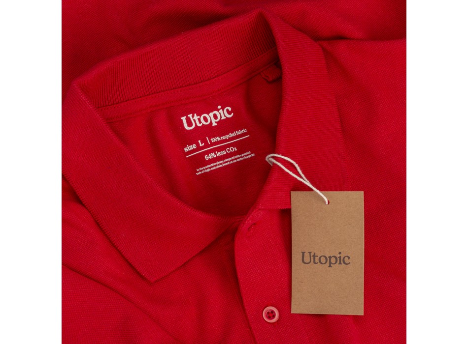 Polo unisex in cotone e poliestere rigenerati da 200 g/m2 FullGadgets.com