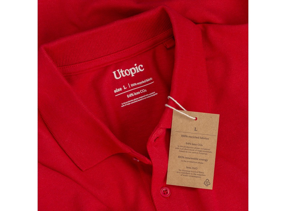 Polo unisex in cotone e poliestere rigenerati da 200 g/m2 FullGadgets.com