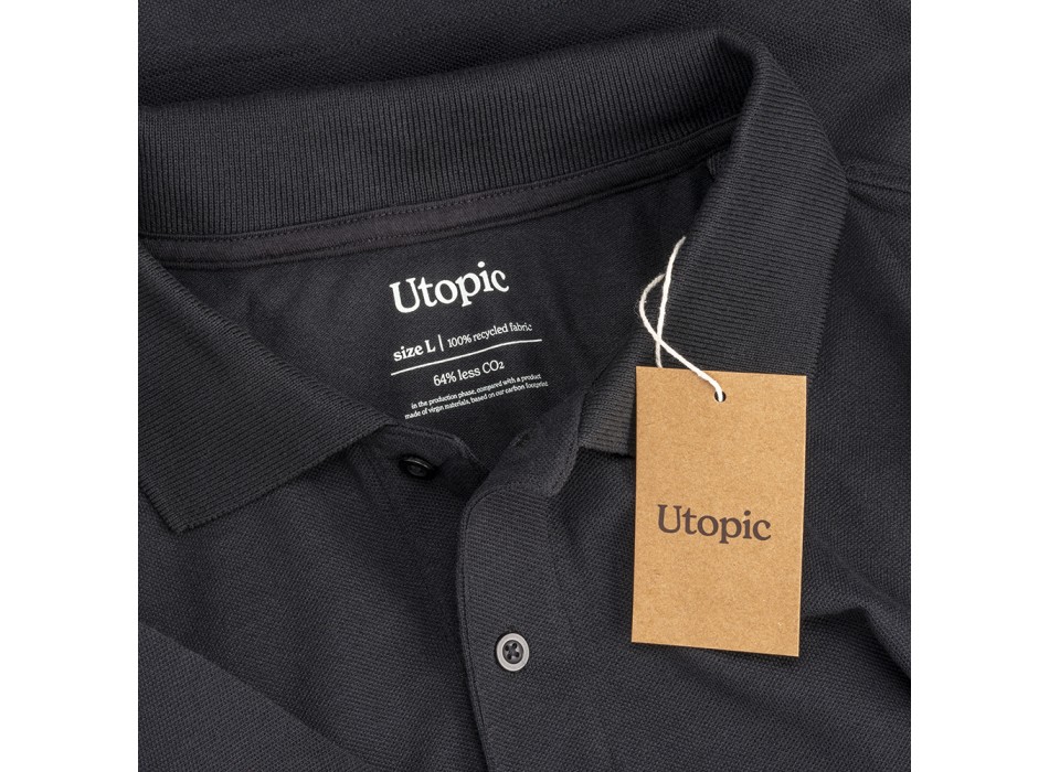 Polo unisex in cotone e poliestere rigenerati da 200 g/m2 FullGadgets.com