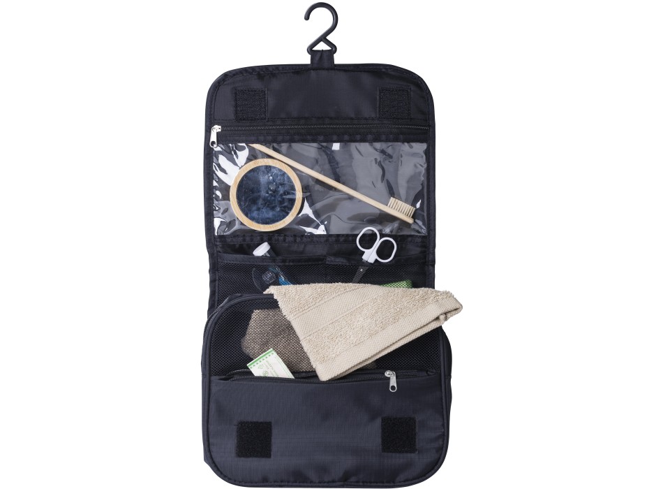 Polyester (210D) travel toiletry bag Merrick FullGadgets.com