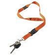 Polyester (300D) lanyard and key holder Bobbi FullGadgets.com
